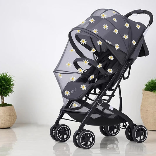 Summer Mosquito Net Baby Stroller Pushchair Mosquito Insect Net Safe Infants Protection Mesh Stroller Accessories