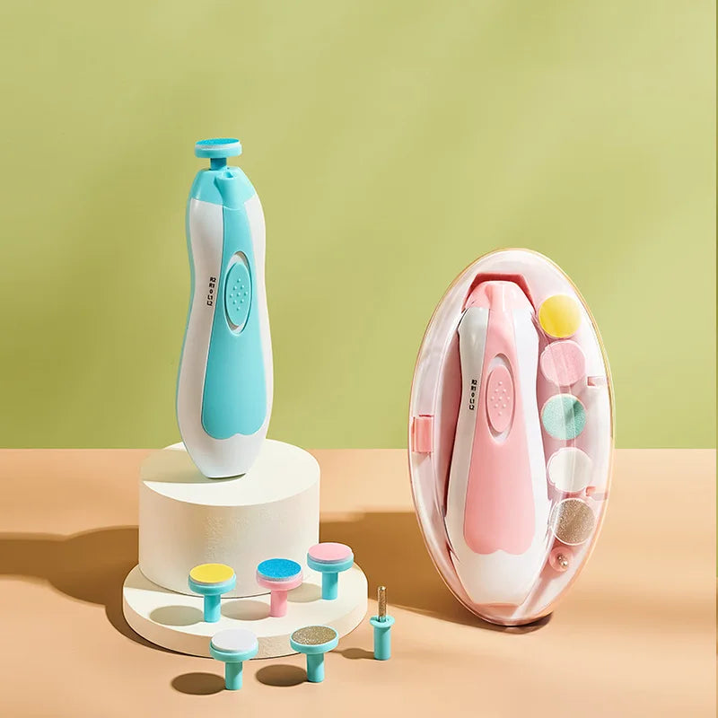 Baby Nail Care Set, 6 in 1 Electric Nail Sharpener, Baby Nail Clippers, Multi-Purpose Combo For Baby