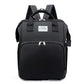 Folding Crib Diaper Backpack – Lightweight & Large Capacity Mommy Bag