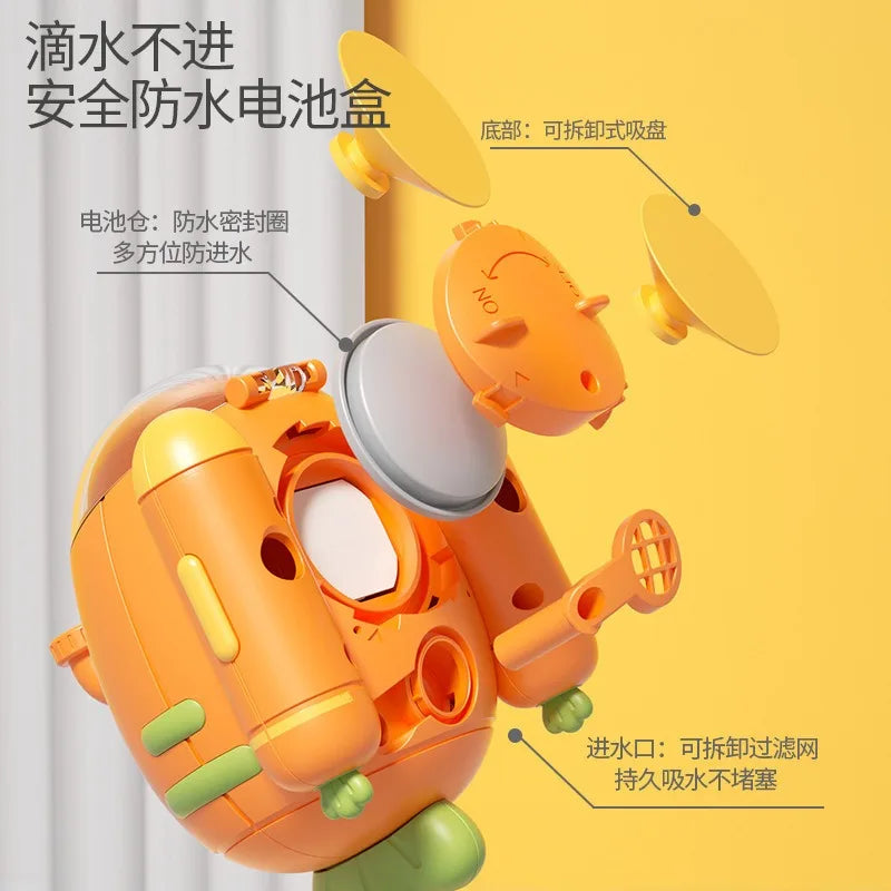 Infant Bath Toy – Radish Submarine Electric Shower Play