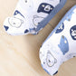 2-Picec Baby Four Seasons Tie Feet Bodysuit for Boys Little Bear Creative Baby Cute Bodysuit Made of Pure Cotton, Soft  Comforta