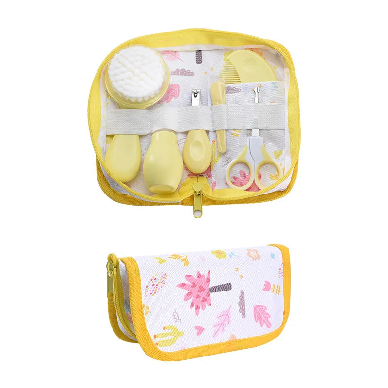 Baby care bag set, baby nose suction device, nail clipper, cartoon set, daily cleaning supplies, care bag