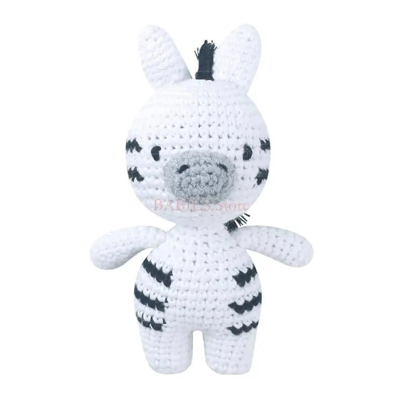 Knitted Animal Plush Toy – Soft Sleep Toy for Babies