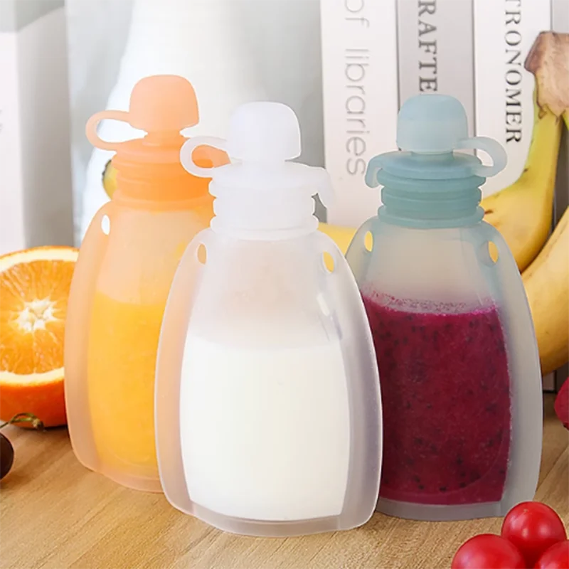 Reusable Silicone Breast Milk Storage Bags – Leakproof Freezer Containers