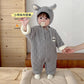 Baby Neck Crawler 2025 New Winter Newborn Thickened Clothes Baby Super Cute Cartoon Labeling Jumpsuit