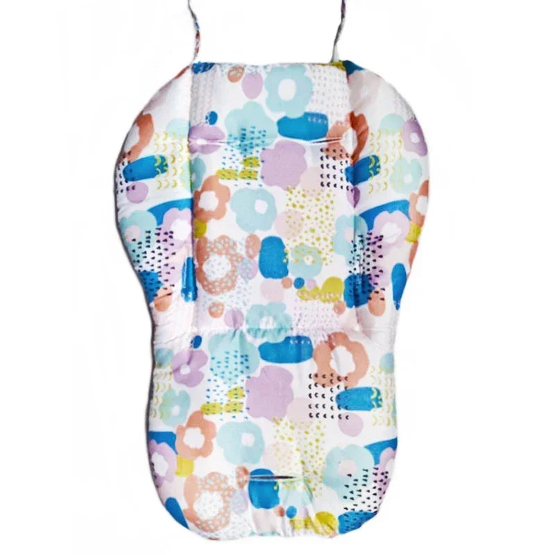 Baby Kids Highchair Cushion Pad Mat Booster Seats Cushion Pad Mat Feeding Chair Cushi on Pad Stroller Cushion Mat Cotton Fabric