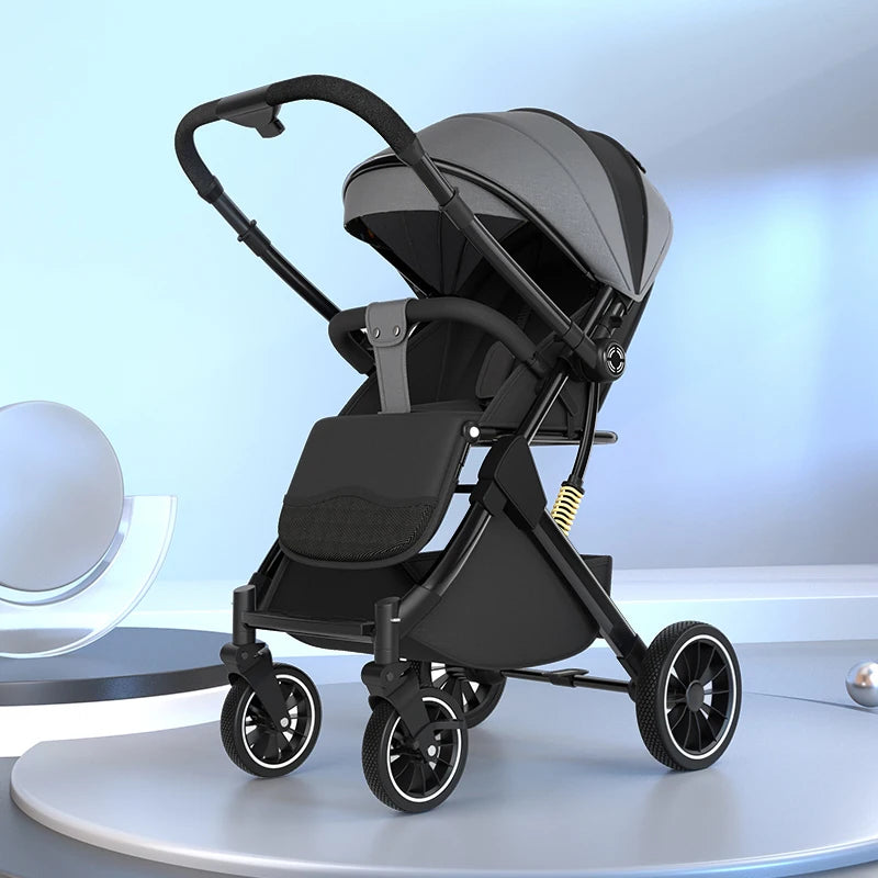 High Landscape Shock absorption Baby Stroller Portable Travel Folding Prams Sit and lie down in both directions Baby carriage