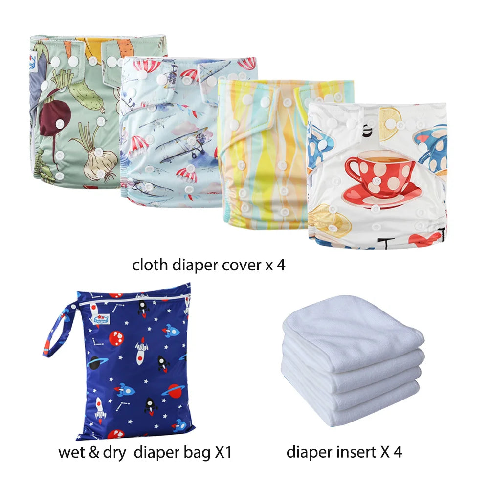 Babyland Waterproof Cloth Diaper Kit