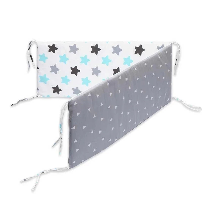 Baby Bed Crib Bumper Newborns Surrounding Barriers Zipper Cotton Bed Fence Braid Infant Anti-collision Cot Protector Room Decor