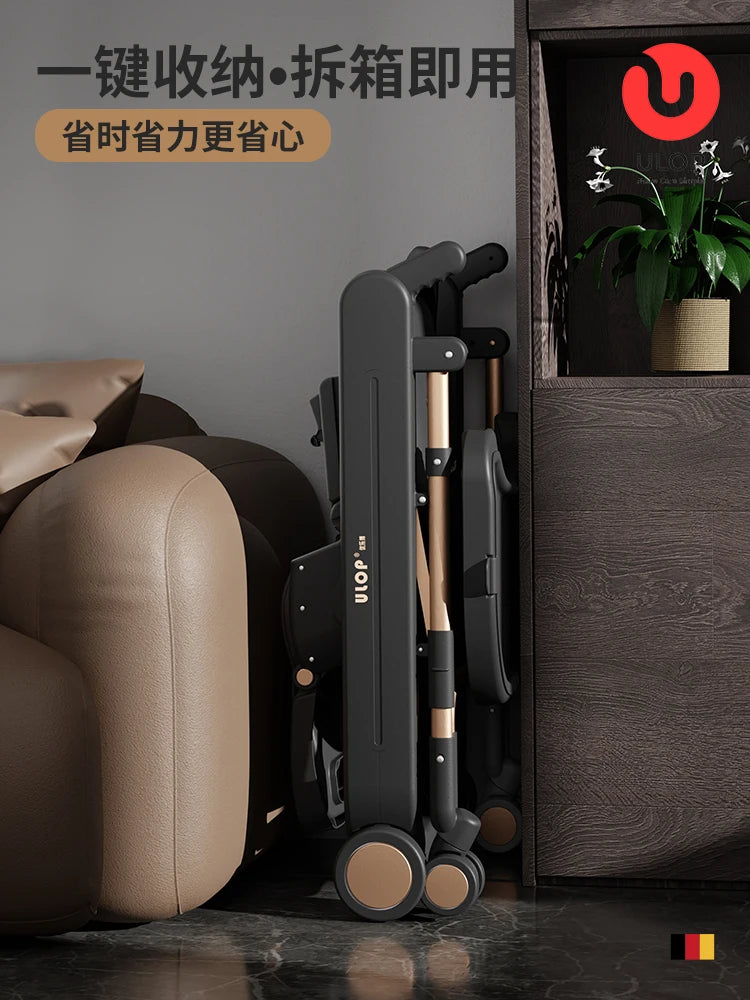High-end Multifunctional Folding Baby Highchair Stable and Safe with Adjustable Height Household Infant Dining Chair