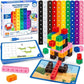 Children's ever-changing cube block building block toys Montessori teaching aids children's educational early education toy set