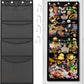 Hanging Toy Hanging Storage Bag Black Original Stuffed Animal Storage Over Door Organizer for Stuffies Baby Ideas Holder Toy