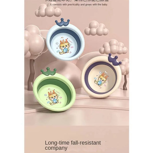 Household Children Folding Basin Baby Folding Basin Crown Newborn Foot and Fart Wash Basin