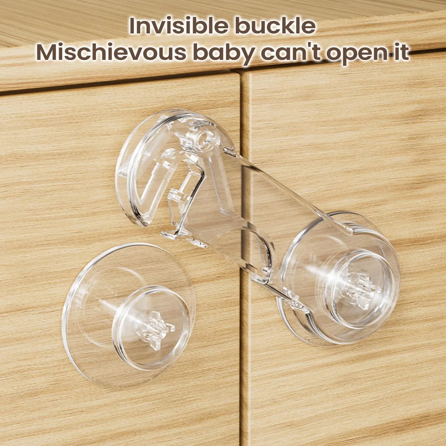 10Pcs Baby Cabinet Locks Strap Drawer Lock Child Anti-opening Refrigerator Lock Home Baby Anti-pinch Safety Protection Buckle