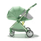 Luxurious Light High Landscape Baby Stroller Egg-shaped Seat for Newborn One Hand Recline Pushchair Pram Compact Size