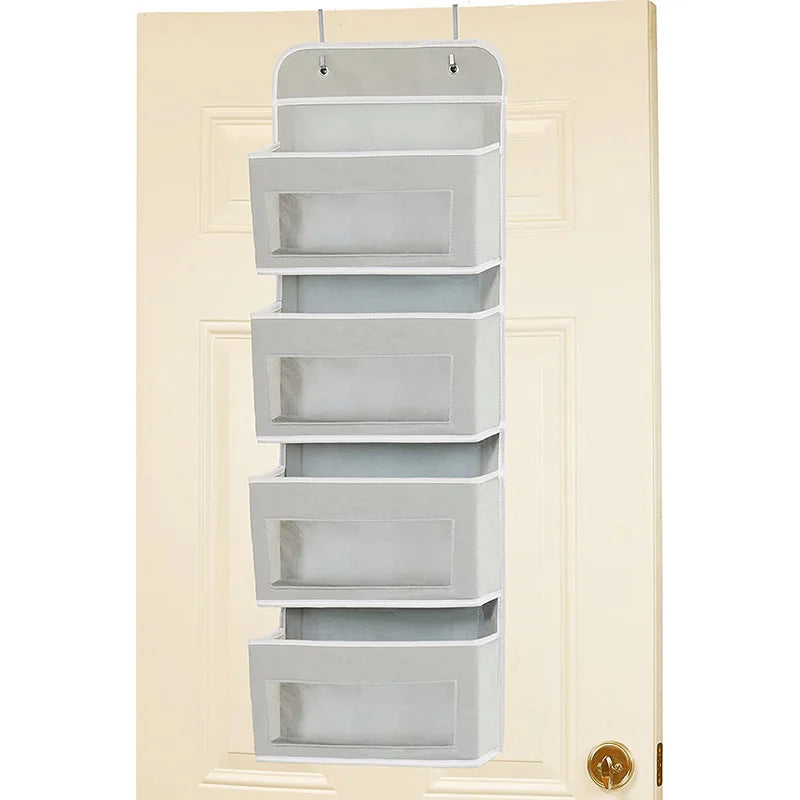 Wall-Mounted Underwear Storage Box Baby Bed Doll Toy Hanging Bag Children's Plaything Organizer Door Ba Storage Pouch