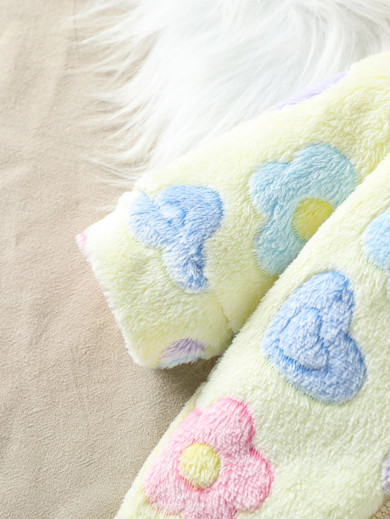 2Pcs New Baby Girl Girls Thick Romper Warm Winter Long Sleeve Newborn Infant Baby Fleece Romper Jumpsuit Soft Clothes For 1-24M