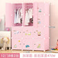 Kids Plastic Closet Storage Clothes Organizer Shelf Modern Minimalist Bedroom Baby Wardrobe Cheap Small Muebles Home Furniture