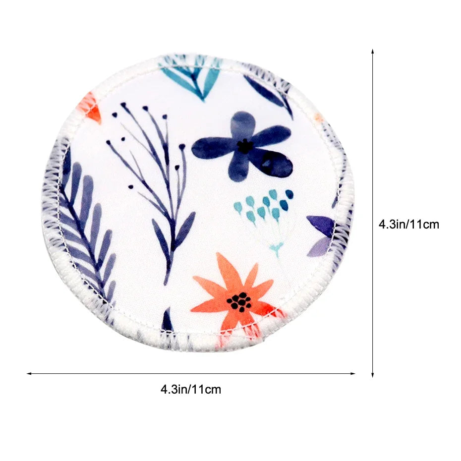 Breast Pads Bamboo Nursing Pads Absorbency Waterproof Washable Feeding Pad Reusable Breathablefor Nursing and Maternity Moms
