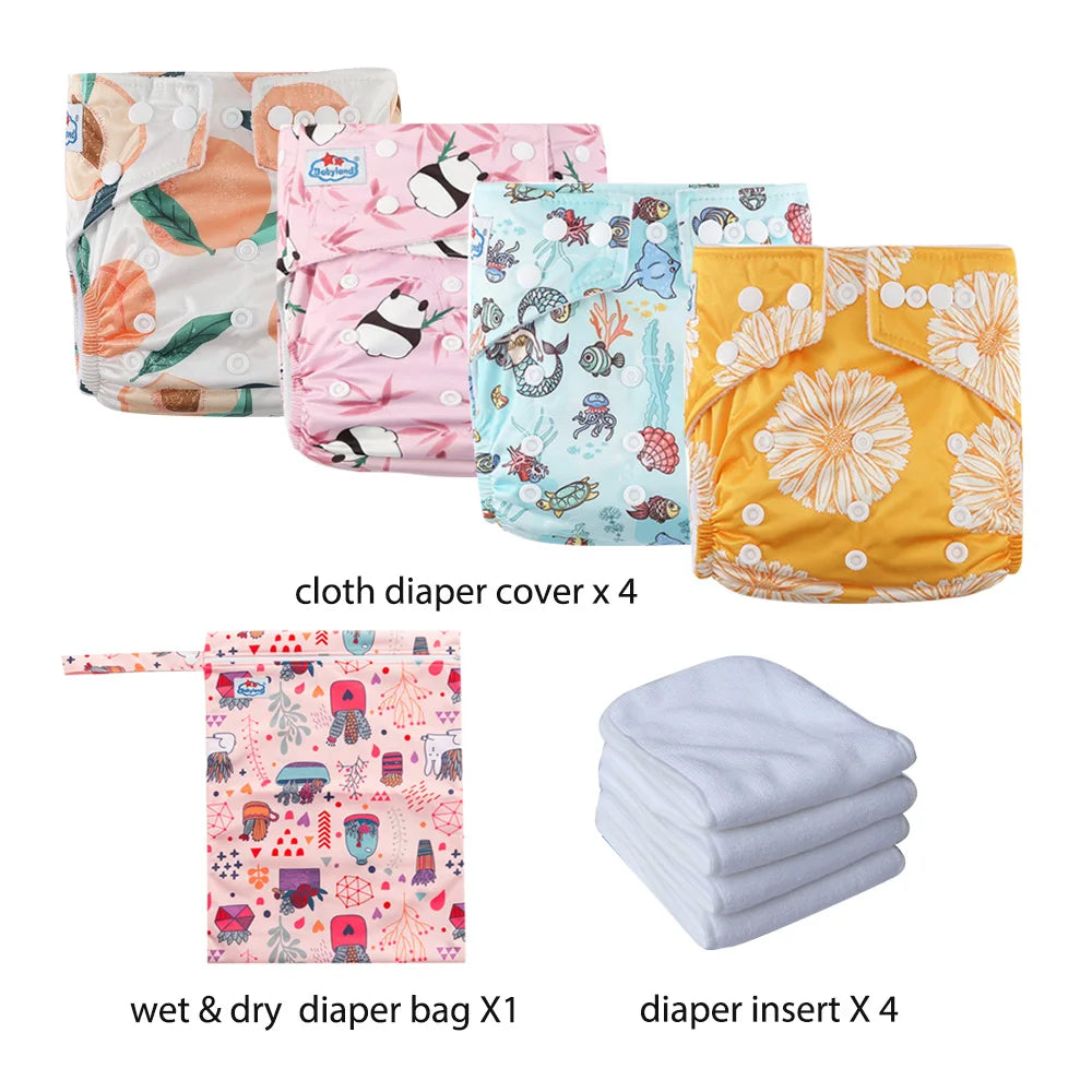 Babyland Waterproof Cloth Diaper Kit