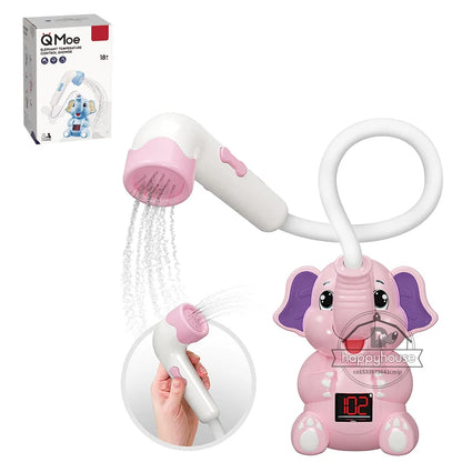 Electric Elephant Bath Toy – Water Spray & Thermometer Fun for Toddlers