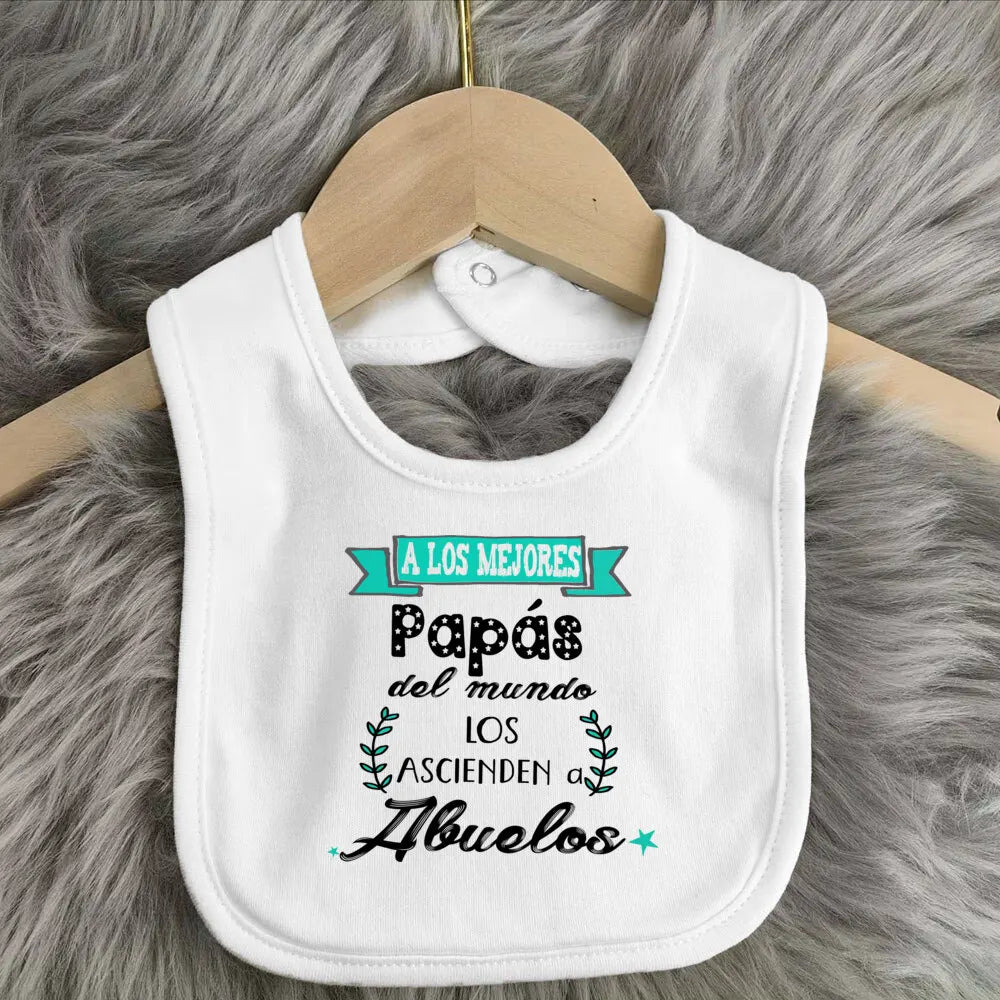 Baby BibsThe Best Grandfather In The World Print Infant Bib Newbron Shower Gift Baby Burp Cloths Kids Feeding Bibs Kid Cute Bib