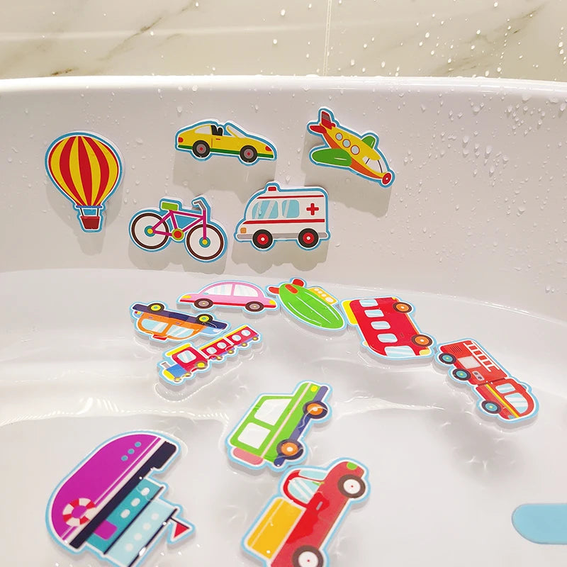 Children’s Bath Play – Foam EVA Floating Cars & Boat Toys