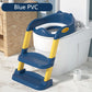 Children's Potty Training Seat – Folding Toilet Ladder with Adjustable Step Stool