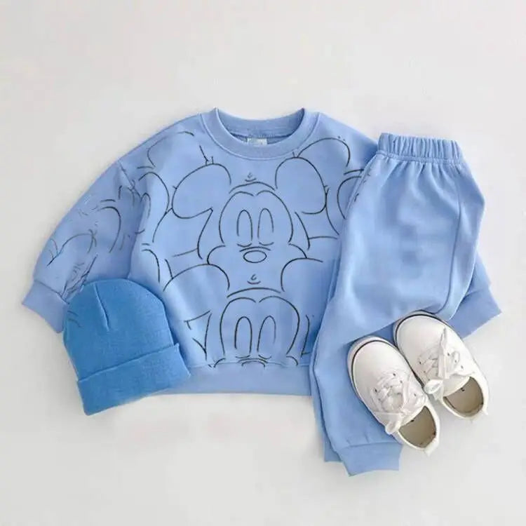 Toddler Baby Girls Clothing Set Sweatshirts Children's Long Sleeve Cotton Tshirt Kids Sports Clothes Newborn Infant Tops