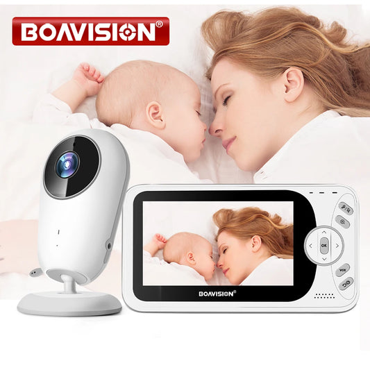 Babyphone portable avec vidéo, audio et vision nocturne