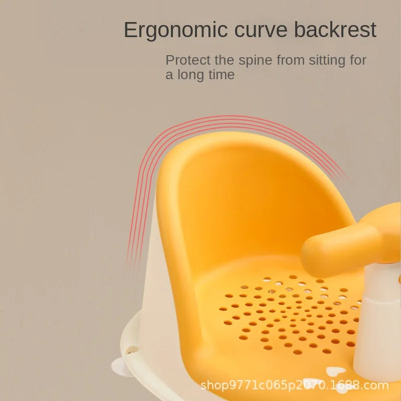 Baby Bath Seat – Adjustable Shower Stand for Young Kids
