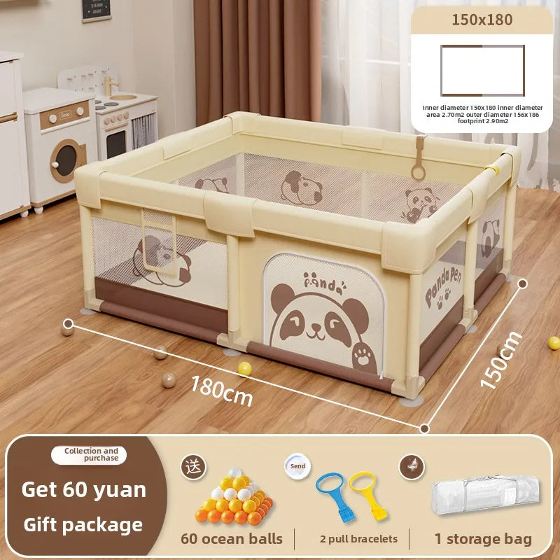 Non-Toxic Baby Playpen with Crawling Mat