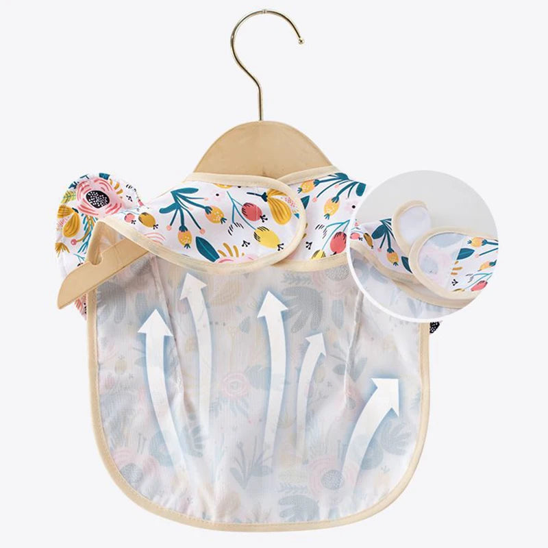 Baby Feeding Bib Apron Kids Mess-proof Waterproof Bib for Baby Girls Children 0-4 Years Feeding Dining Laciness Smock Bibs Apron