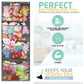 Stuffed Animal Storage Bag Over The Door Stuff Animals Organizer with 4 Large Pockets Hanging Mesh Bags for Baby Plush Toys