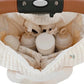 Korean Style Quilted Diaper Bag – Embroidered Mummy Shoulder Organizer
