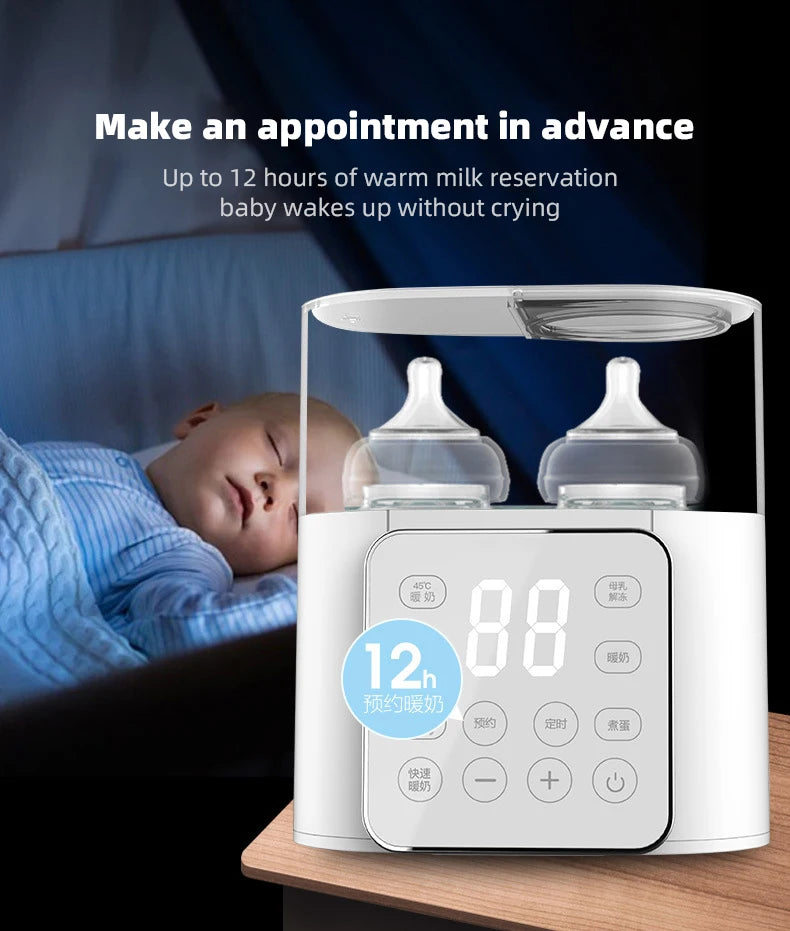 Multifunction Baby Bottle Warmer Fast Baby Accessories Food Heater Milk Warmer Steriliser with ACcurate Temperature Control