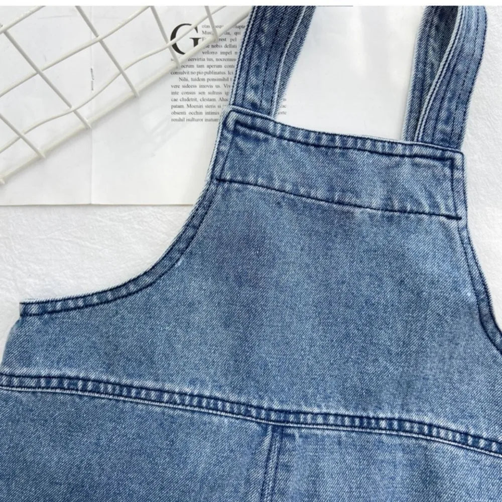 Kids Denim Overalls – Casual Jumpsuit for Boys & Girls