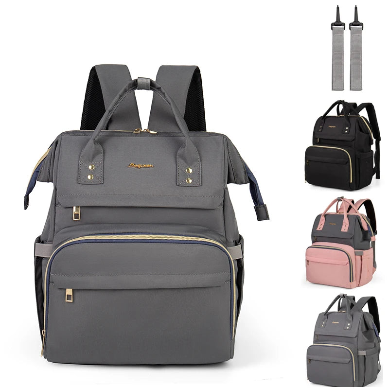 LEQUEEN Waterproof Mommy Diaper Backpack