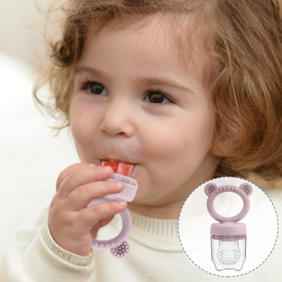 Newborn Food Feeder – Fruit & Veggie Silicone Teether