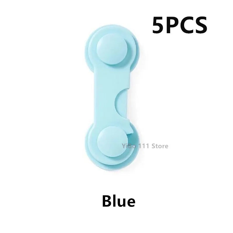 5/10/20PCS Child Lock Children Baby Drawer Anti-opening Cabinet Door Refrigerator Anti-pinch Safety Lock Buckle Protection